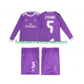 Fußballtrikots Real Madrid ZIDANE 5 2016 Retro Kinder Langarm Auswärts-trikot kaufen